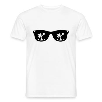 Sommer - Männer T-Shirt - Weiß - Vorne - AI Model Male 178 dark (178cm)