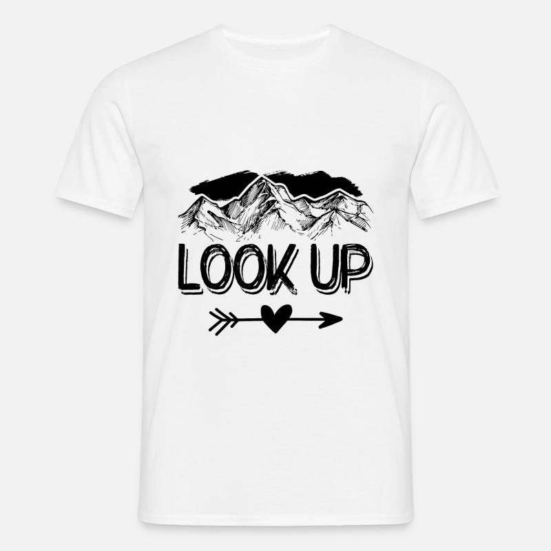 mountains berge - Männer T-Shirt - Weiß