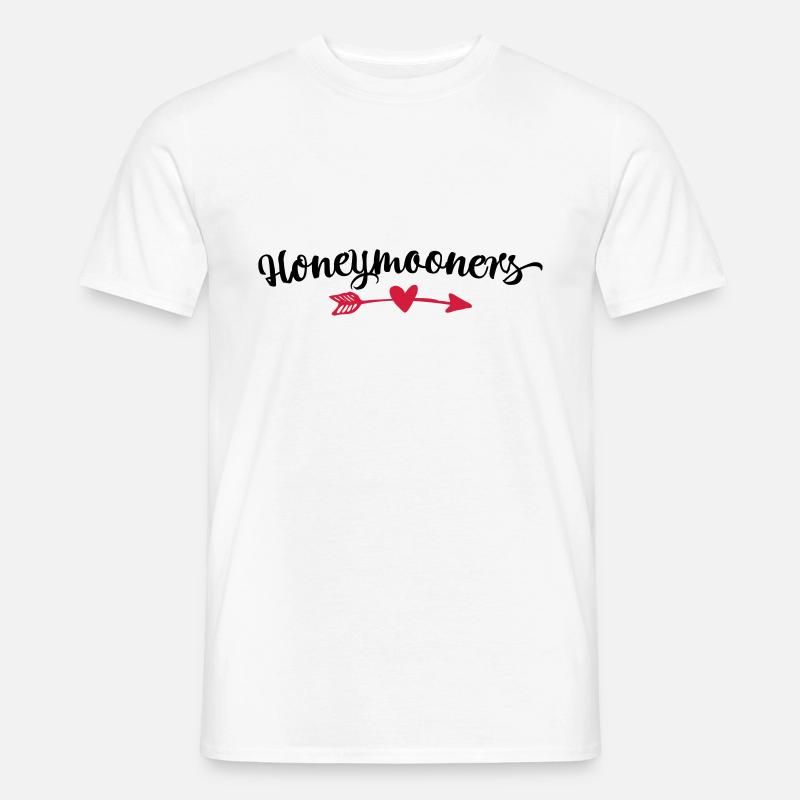 Hochzeit - Männer T-Shirt - Weiß