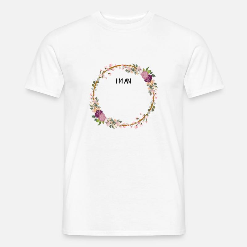Ich bin ein Illustrator, von dem mein Sarkasmus abhängt - Männer T-Shirt - Weiß