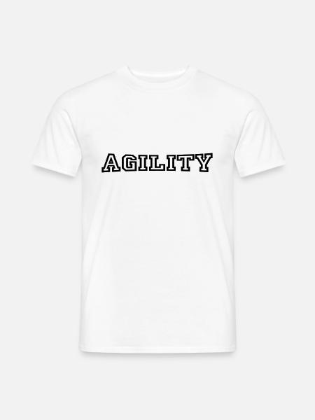 Agility - Männer T-Shirt - Weiß