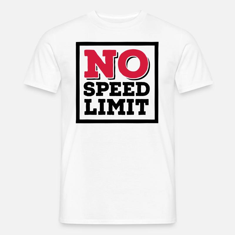 speed - Männer T-Shirt - Weiß