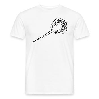 Blaupunkt Rochen - Männer T-Shirt - Weiß - Vorne - AI Model Male 178 dark (178cm)