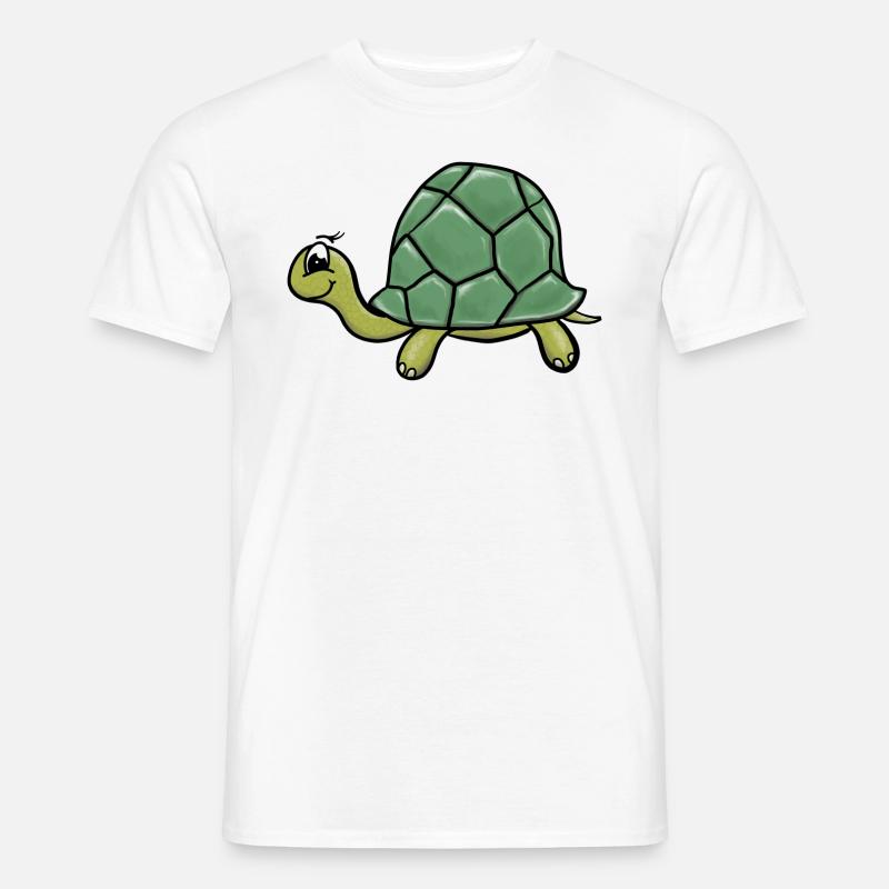 Schildkroete - Männer T-Shirt - Weiß
