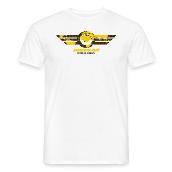 Minions Fly The Minion Way With Minion Air - Men's T-Shirt - white - Front - AI Model Male 178 dark (178cm)
