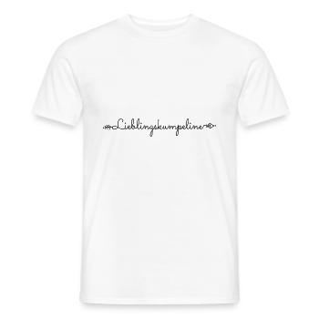Favorite girlfriend best girlfriend saying gift - Men's T-Shirt - white - Front - AI Model Male 178 dark (178cm)