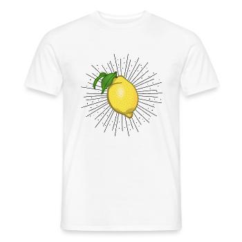 Citron - T-shirt homme - blanc - Devant - AI Model Male 178 dark (178cm)