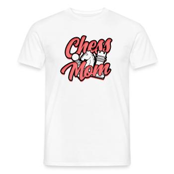 Schach Mutter – Mutter Schachkameraden - Männer T-Shirt - Weiß - Vorne - AI Model Male 178 dark (178cm)
