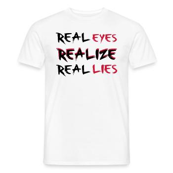Realize - T-shirt homme - blanc - Devant - AI Model Male 178 dark (178cm)