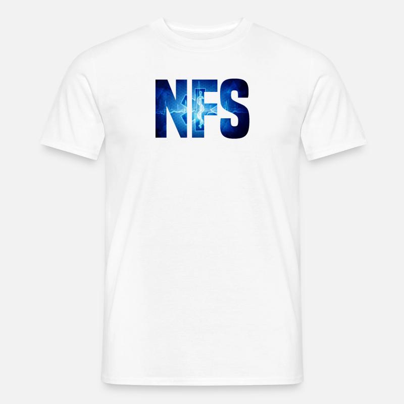 NFS - Männer T-Shirt - Weiß