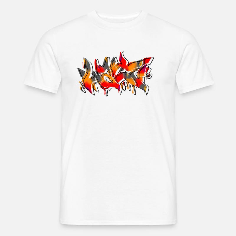 Graffiti Kleidung - Männer T-Shirt - Weiß