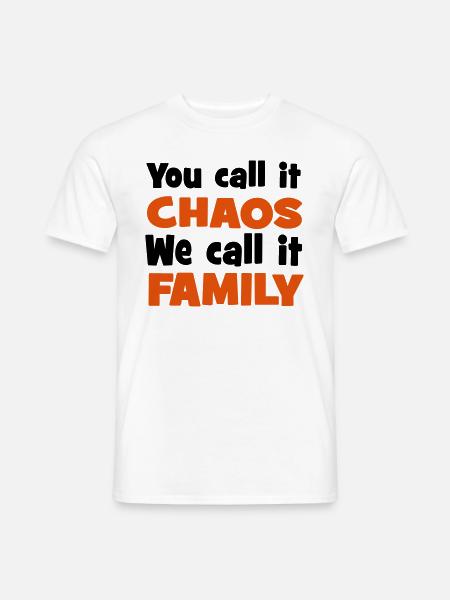Familie - Männer T-Shirt - Weiß