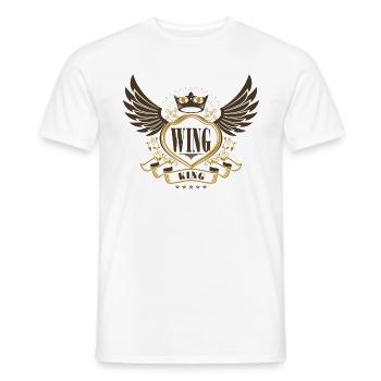 Moto Goldwing Gold Wing King - T-shirt homme - blanc - Devant - AI Model Male 178 dark (178cm)