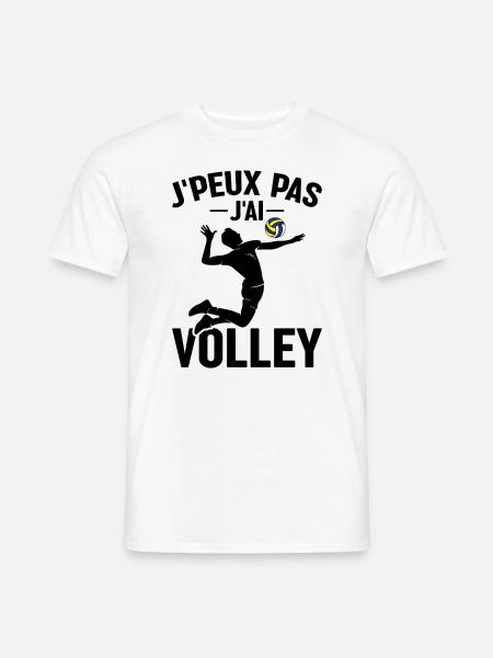 Je Peux Pas J'ai Volley - T-shirt homme - blanc