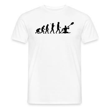 Kayaking - Kayak Evolution - T-shirt homme - blanc - Devant - AI Model Male 178 dark (178cm)