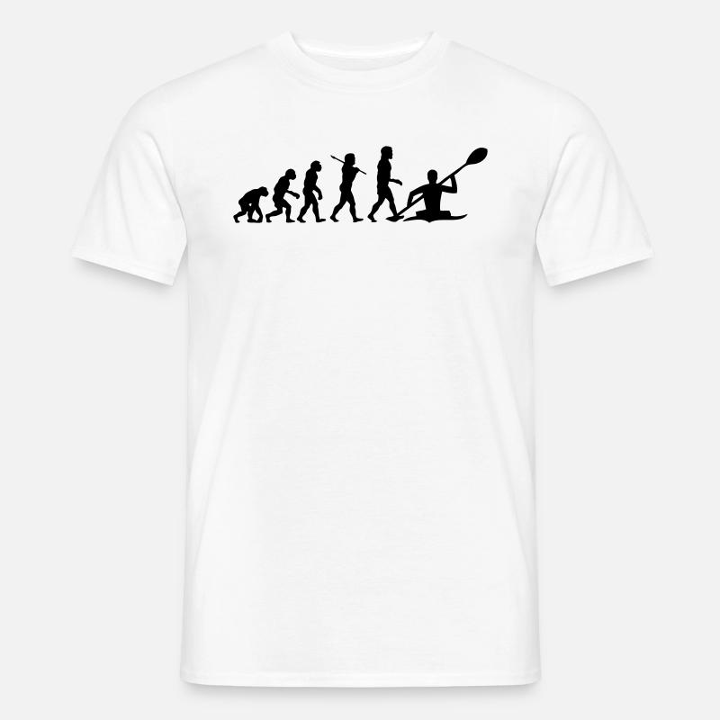 Kayaking - Kayak Evolution - Männer T-Shirt - undefined