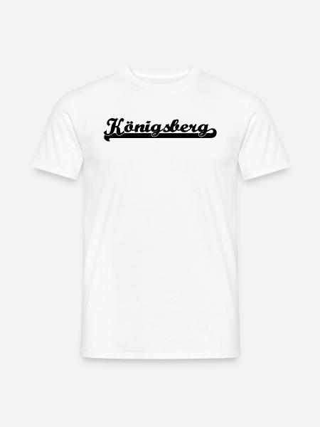 koenigsberg schrift - Männer T-Shirt - Weiß