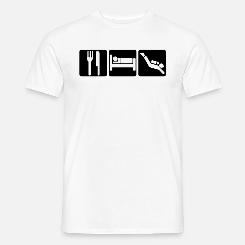 EAT SLEEP DIVE 2 - Männer T-Shirt - Weiß