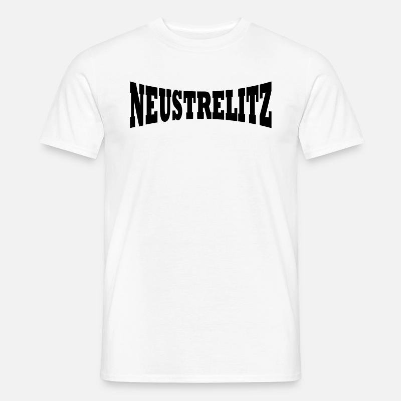 Neustrelitz Schiftzug - Männer T-Shirt - Weiß