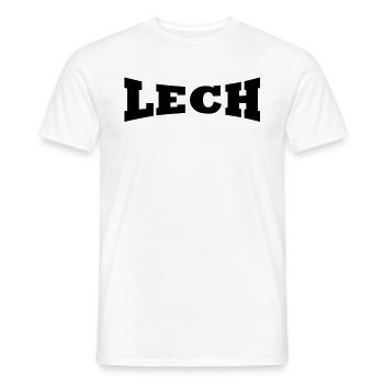 Lech Ski Resort - T-shirt homme - blanc - Devant - AI Model Male 178 dark (178cm)