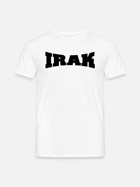 Iraq logo - Men's T-Shirt - white