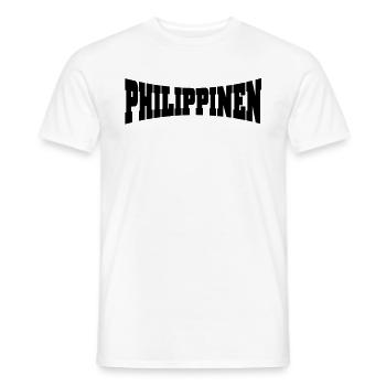 Philippines logo - T-shirt homme - blanc - Devant - AI Model Male 178 dark (178cm)