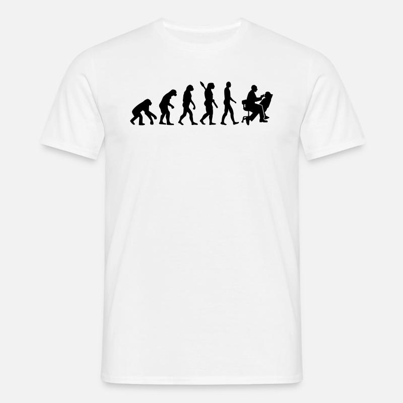 Évolution Dentiste - T-shirt Homme - blanc
