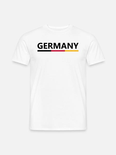 Germany - Männer T-Shirt - Weiß