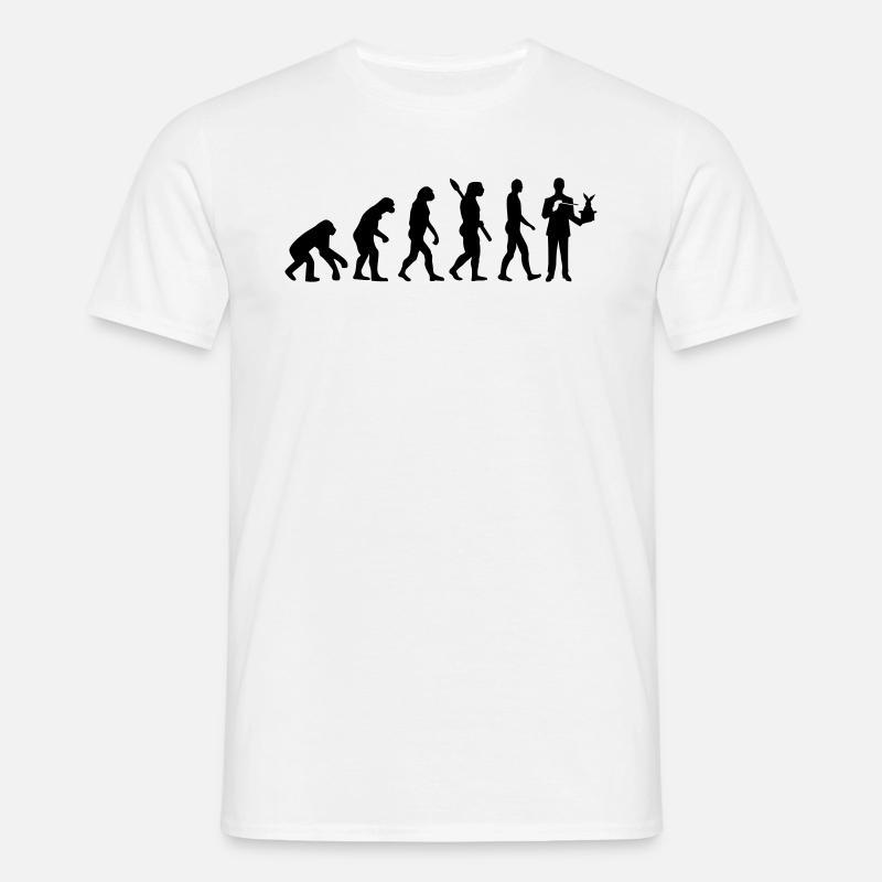 Evolution Magician - Men's T-Shirt - white