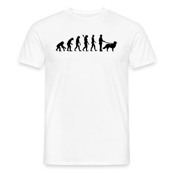 Bernese mountain - Men's T-Shirt - white - Front - AI Model Male 178 dark (178cm)
