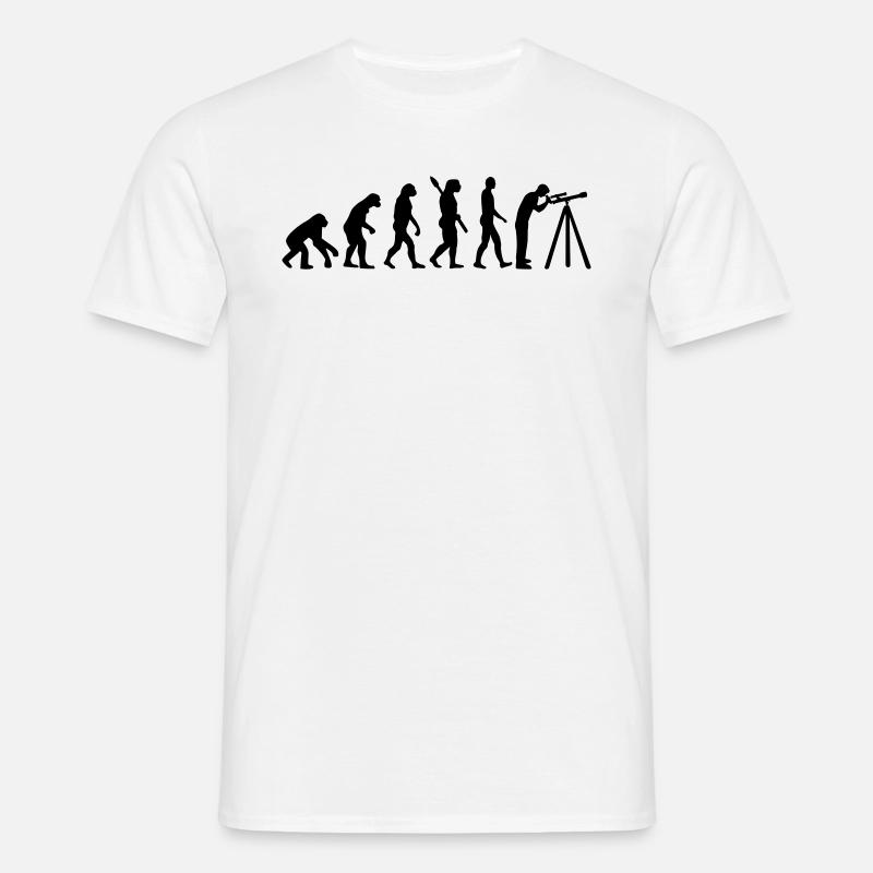 Evolution Astronomy - Men's T-Shirt - white