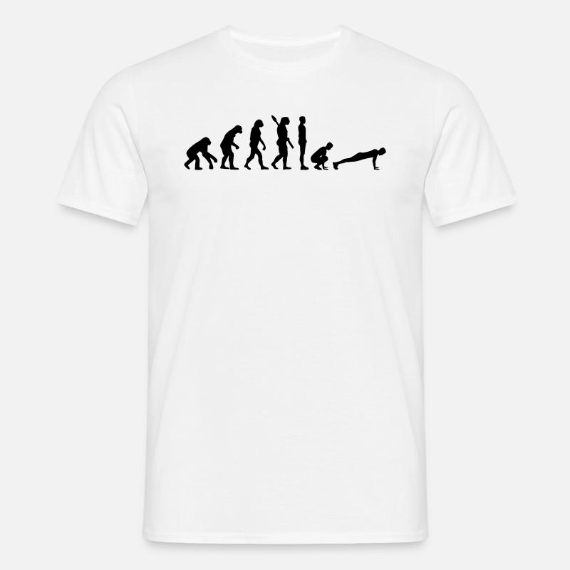 Evolution Burpees - Men's T-Shirt - white