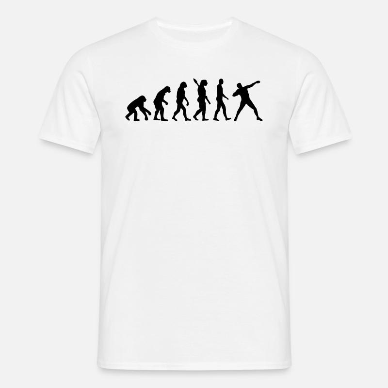 Évolution Lancer du poids - T-shirt Homme - blanc