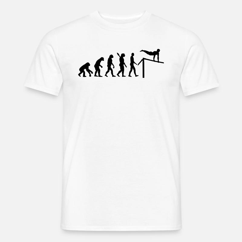 Turnen - Männer T-Shirt - Weiß