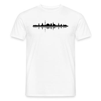 Skyline - Münster NRW - Männer T-Shirt - Weiß - Vorne - AI Model Male 178 dark (178cm)