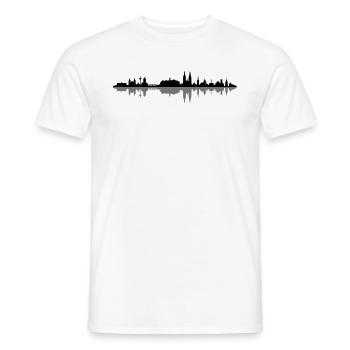 Skyline - Regensburg - Männer T-Shirt - Weiß - Vorne - AI Model Male 178 dark (178cm)