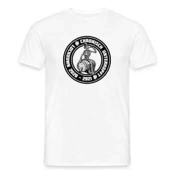 Chronisch Unterhopft Lockdown Bier Spruch - Männer T-Shirt - Weiß - Vorne - AI Model Male 178 dark (178cm)