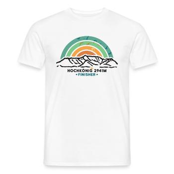 Hochkönig Wandern Wanderung Klettersteig Finisher - Männer T-Shirt - Weiß - Vorne - AI Model Male 178 dark (178cm)