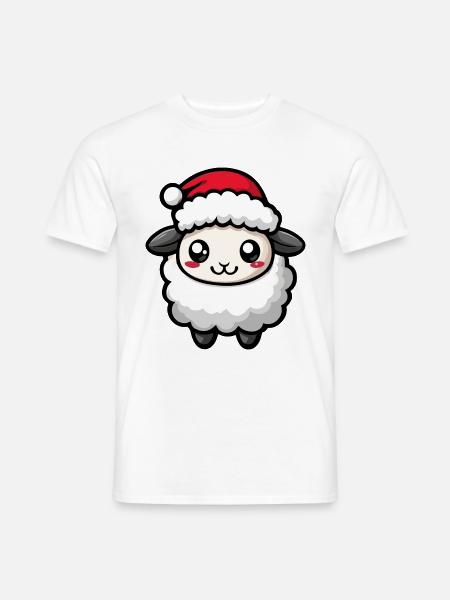 Sheep Christmas Christmas - Men's T-Shirt - white