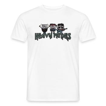Heavy Metals Chemistry Band Gift - Men's T-Shirt - white - Front - AI Model Male 178 dark (178cm)