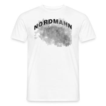 nordmann - Männer T-Shirt - Weiß - Vorne - AI Model Male 178 dark (178cm)