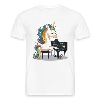 Magical Maestro - Men's T-Shirt - white - Front - AI Model Male 178 dark (178cm)