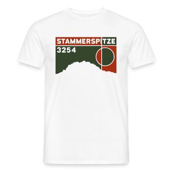 Stammerspitze Piz Tschütta High Tour Mountain Tour Tour Tour - Men's T-Shirt - white - Front - AI Model Male 178 dark (178cm)