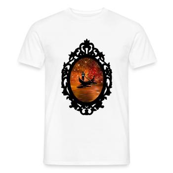 La magie de Venise - T-shirt homme - blanc - Devant - AI Model Male 178 dark (178cm)