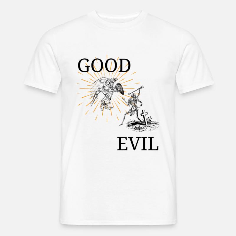 Good vs Evil - Men’s T-shirt - white