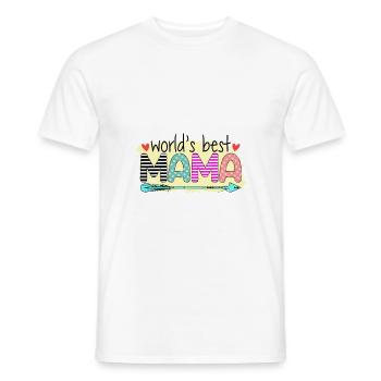 Beste Mama ,Oma Muttertag - Männer T-Shirt - Weiß - Vorne - AI Model Male 178 dark (178cm)