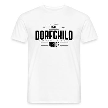 Véritable enfant du village - T-shirt homme - blanc - Devant - AI Model Male 178 dark (178cm)