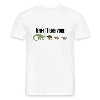 Team Herbivore - Männer T-Shirt - Weiß - Vorne - AI Model Male 178 dark (178cm)