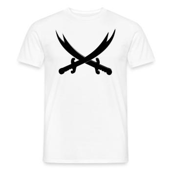 Ali Zülfikar - Men's T-Shirt - white - Front - AI Model Male 178 dark (178cm)