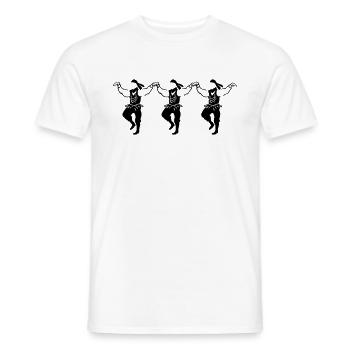 Danse Horon - T-shirt homme - blanc - Devant - AI Model Male 178 dark (178cm)